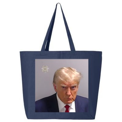 Real Donald Trump Mugshot At Fulton County Sheriffs Office 25L Jumbo Tote