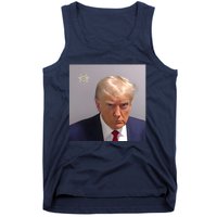 Real Donald Trump Mugshot At Fulton County Sheriffs Office Tank Top