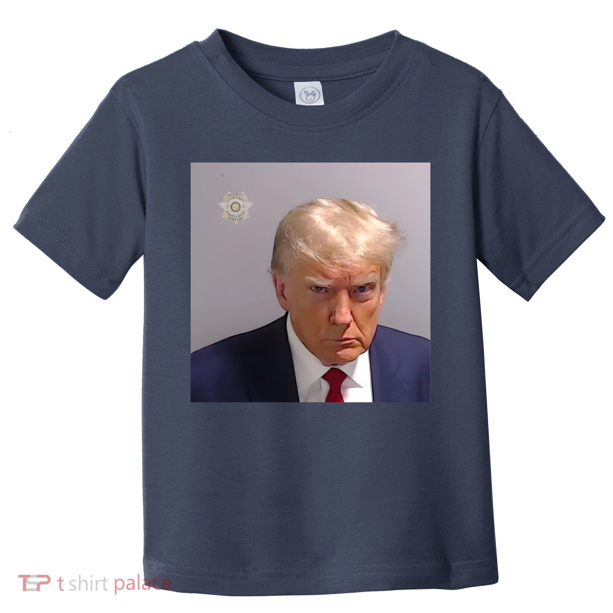 Real Donald Trump Mugshot At Fulton County Sheriffs Office Toddler T-Shirt