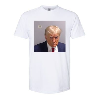 Real Donald Trump Mugshot At Fulton County Sheriffs Office Softstyle CVC T-Shirt