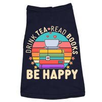 Retro Drink Tea Read Books Be Happy Doggie Tank