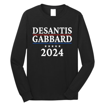 Ron Desantis Tulsi Gabbard Presidential Election 2024 Premium Long Sleeve Shirt