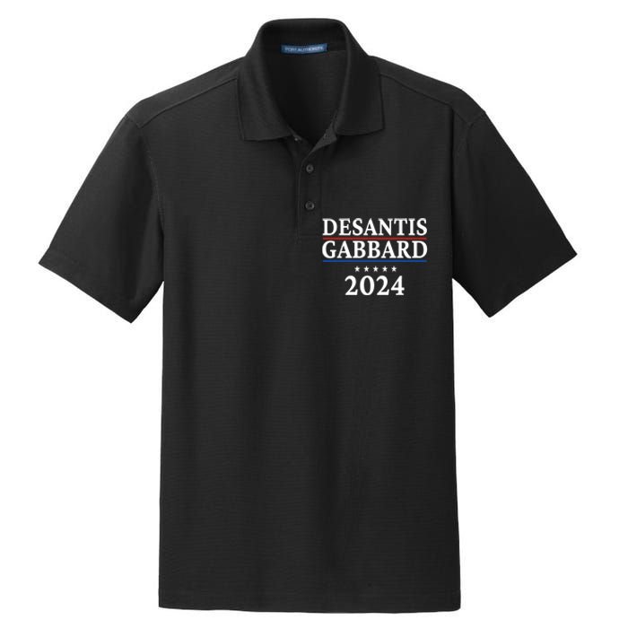 Ron Desantis Tulsi Gabbard Presidential Election 2024 Premium Dry Zone Grid Polo