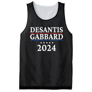 Ron Desantis Tulsi Gabbard Presidential Election 2024 Premium Mesh Reversible Basketball Jersey Tank