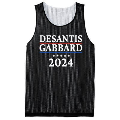 Ron Desantis Tulsi Gabbard Presidential Election 2024 Premium Mesh Reversible Basketball Jersey Tank