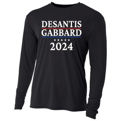 Ron Desantis Tulsi Gabbard Presidential Election 2024 Premium Cooling Performance Long Sleeve Crew