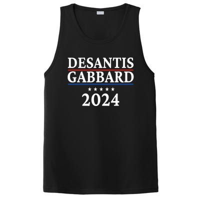 Ron Desantis Tulsi Gabbard Presidential Election 2024 Premium PosiCharge Competitor Tank