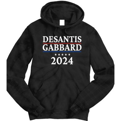 Ron Desantis Tulsi Gabbard Presidential Election 2024 Premium Tie Dye Hoodie