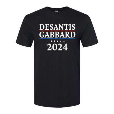 Ron Desantis Tulsi Gabbard Presidential Election 2024 Premium Softstyle CVC T-Shirt