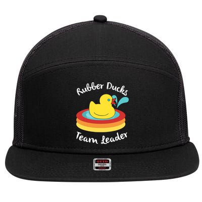 Rubber Ducks Team Leader Water Play Time 7 Panel Mesh Trucker Snapback Hat