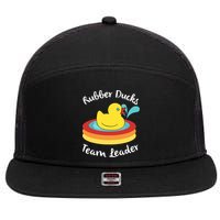 Rubber Ducks Team Leader Water Play Time 7 Panel Mesh Trucker Snapback Hat