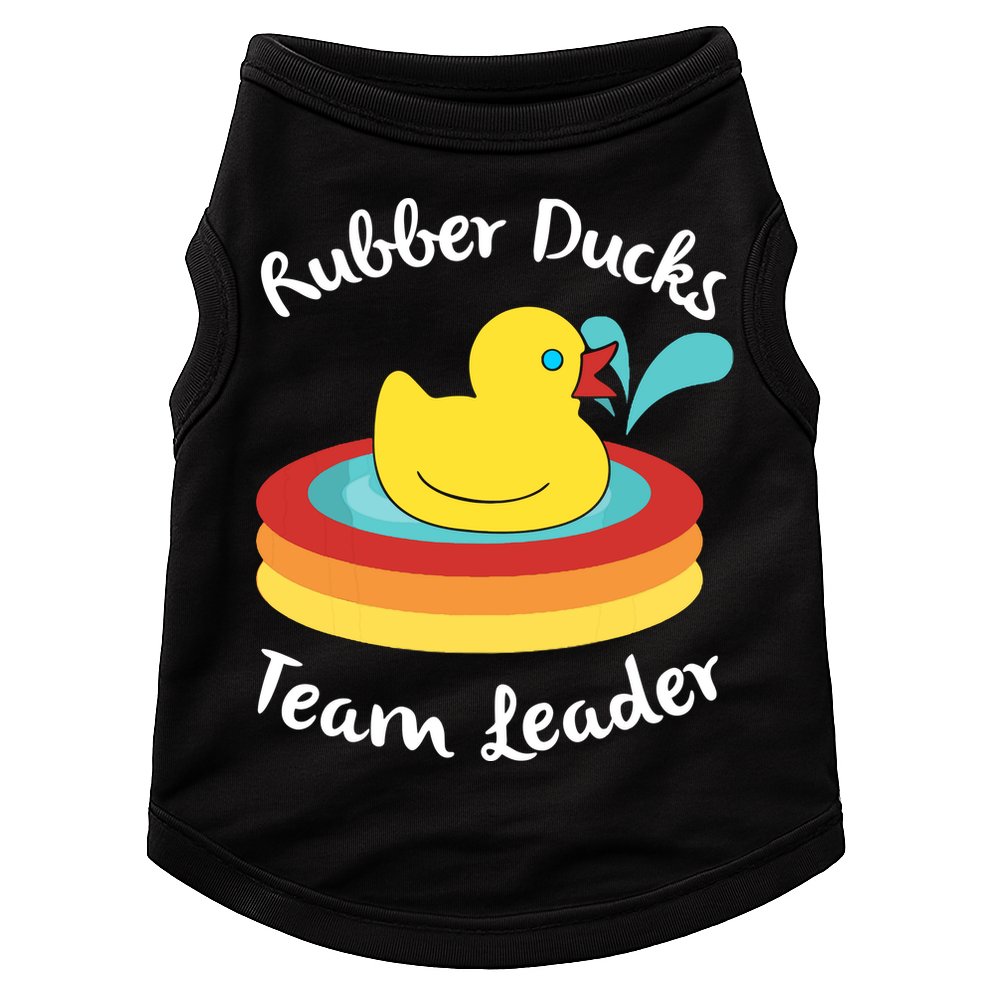 Rubber Ducks Team Leader Water Play Time Doggie Tank