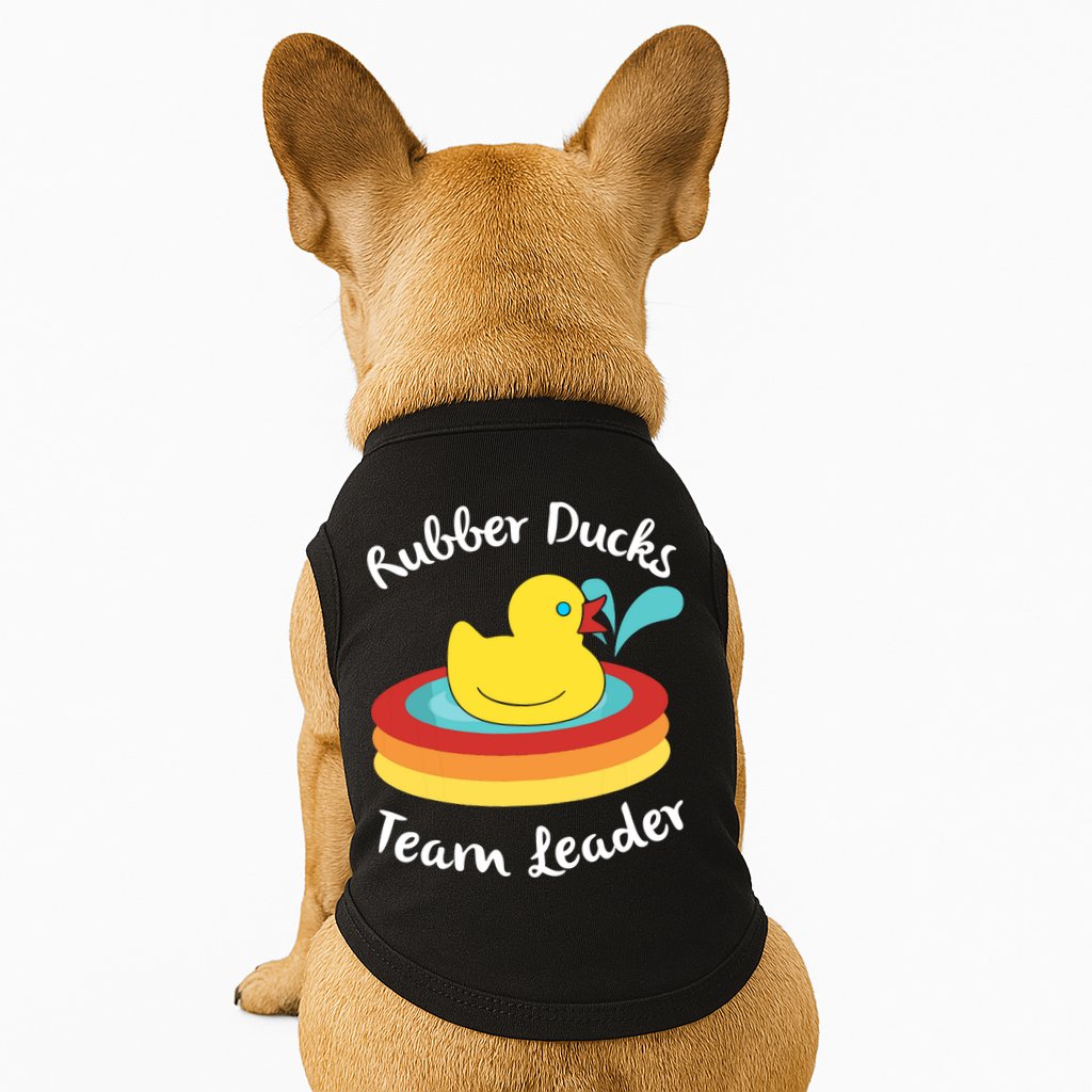 Rubber Ducks Team Leader Water Play Time Doggie Tank
