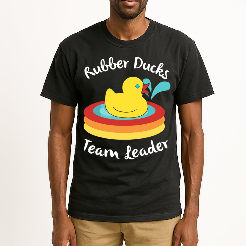Rubber Ducks Team Leader Water Play Time Tall T-Shirt