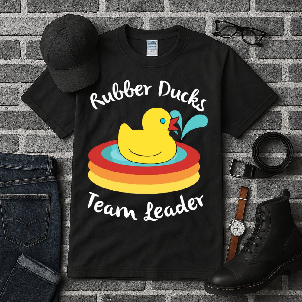 Rubber Ducks Team Leader Water Play Time Tall T-Shirt