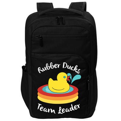 Rubber Ducks Team Leader Water Play Time Impact Tech Backpack