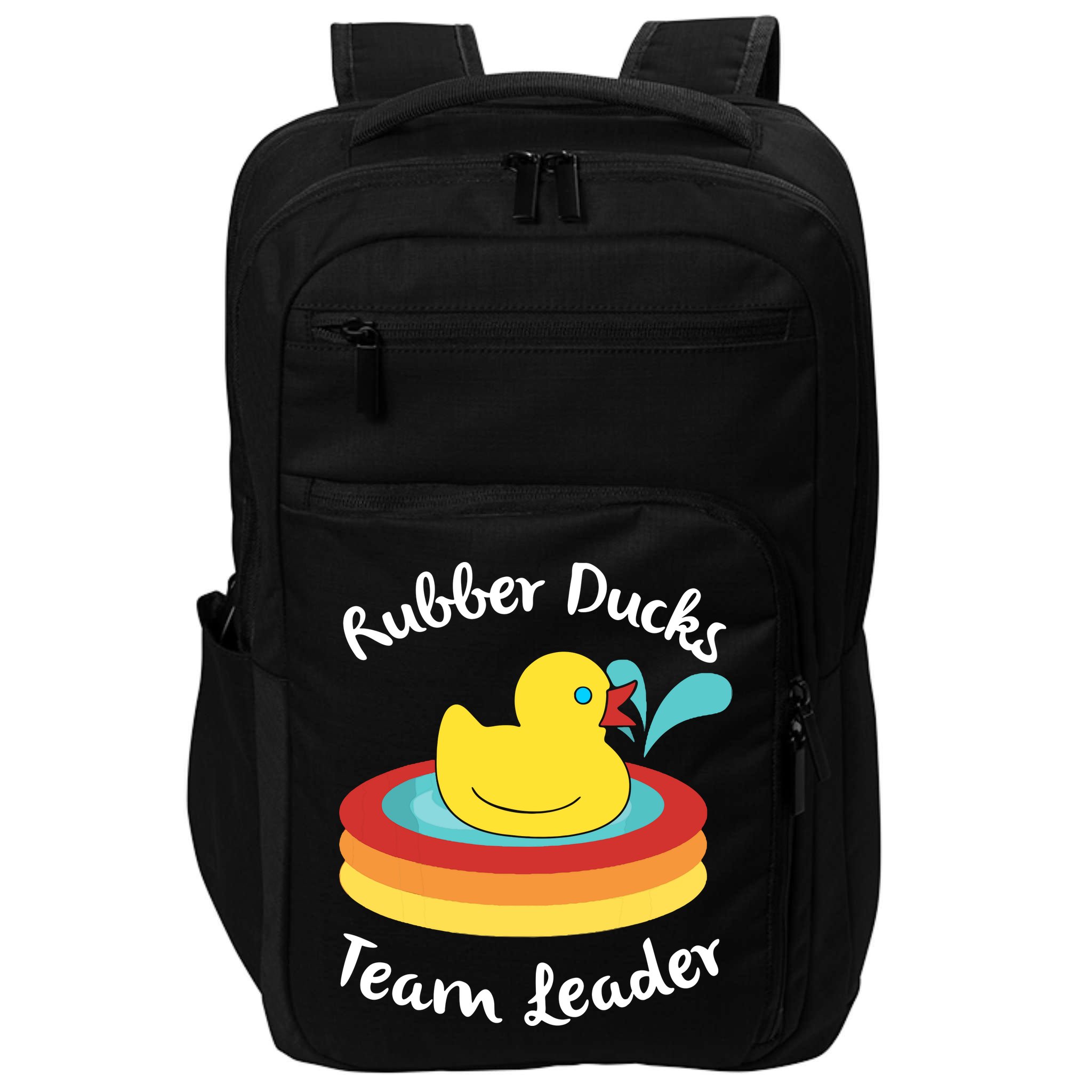 Rubber Ducks Team Leader Water Play Time Impact Tech Backpack