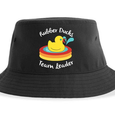 Rubber Ducks Team Leader Water Play Time Sustainable Bucket Hat