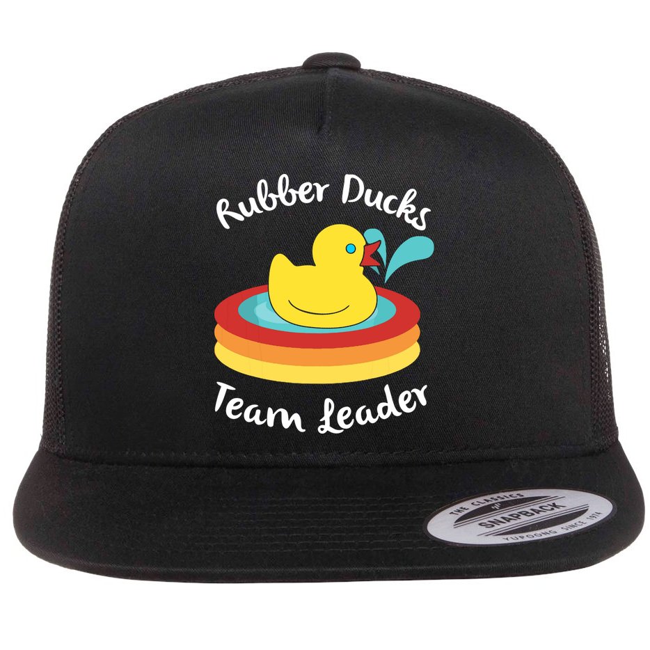 Rubber Ducks Team Leader Water Play Time Flat Bill Trucker Hat