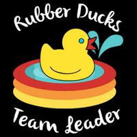 Rubber Ducks Team Leader Water Play Time 16 in Basic Backpack