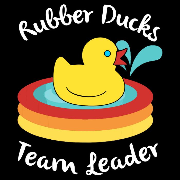 Rubber Ducks Team Leader Water Play Time 16 in Basic Backpack