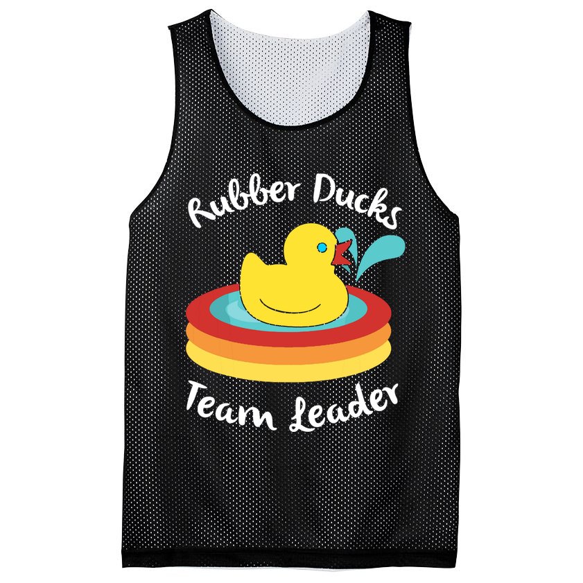 Rubber Ducks Team Leader Water Play Time Mesh Reversible Basketball Jersey Tank