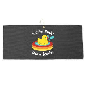 Rubber Ducks Team Leader Water Play Time Large Microfiber Waffle Golf Towel