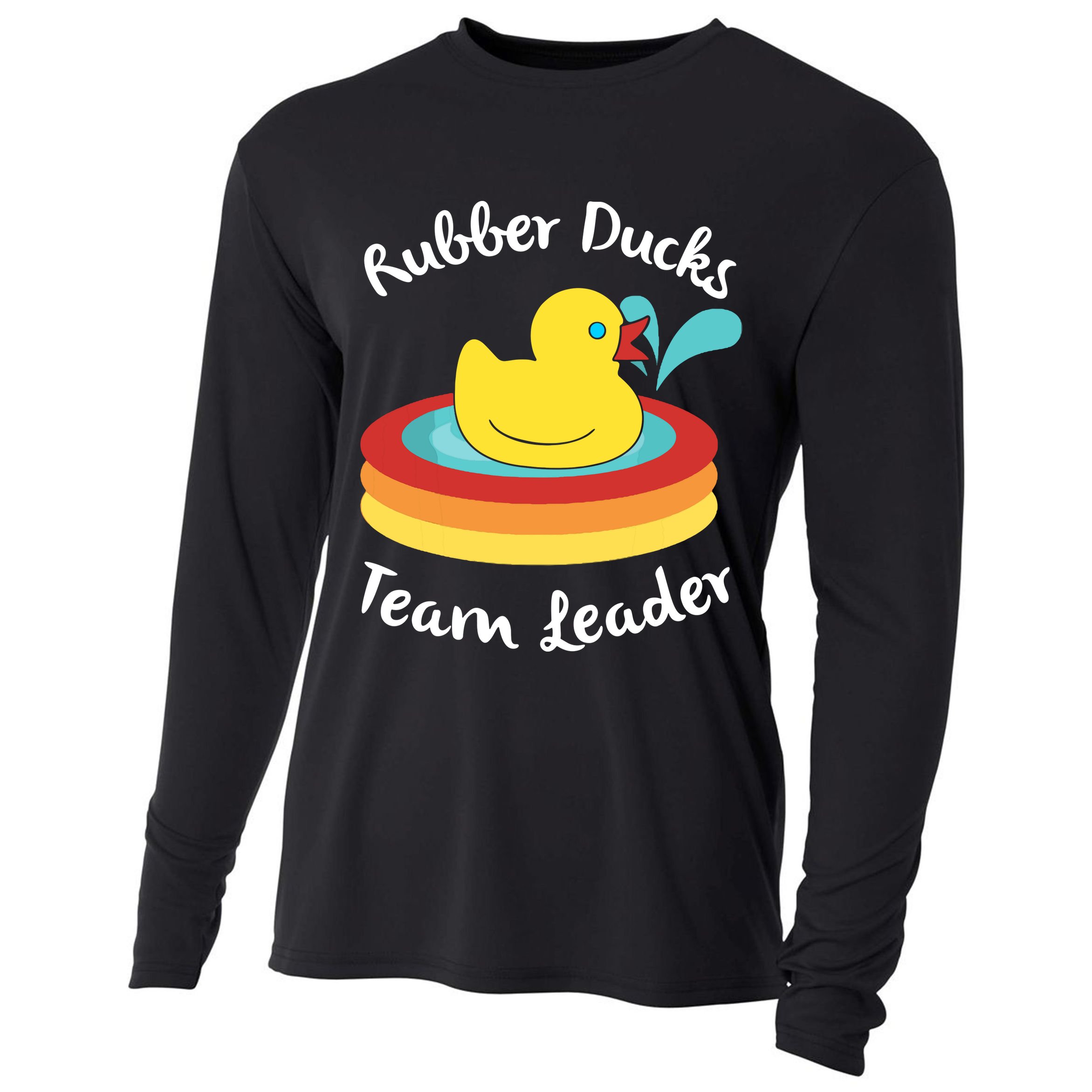 Rubber Ducks Team Leader Water Play Time Cooling Performance Long Sleeve Crew