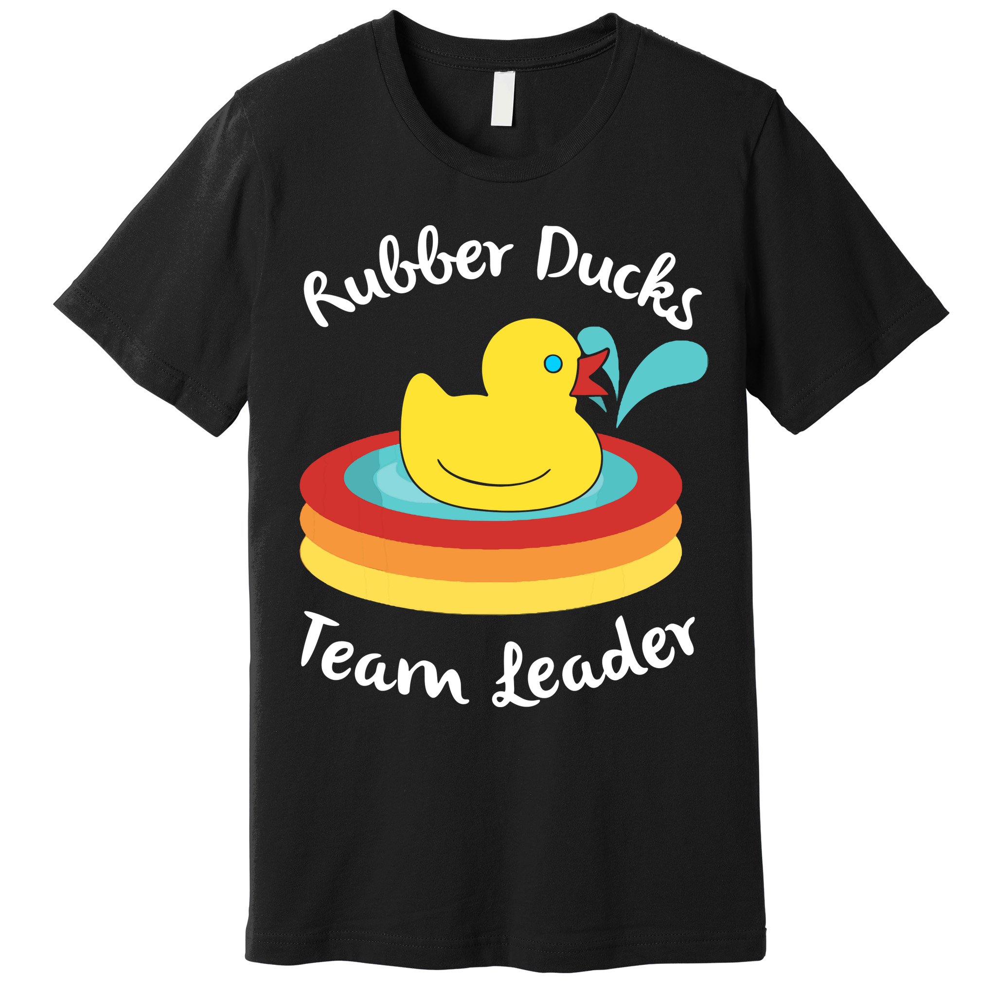 Rubber Ducks Team Leader Water Play Time Premium T-Shirt