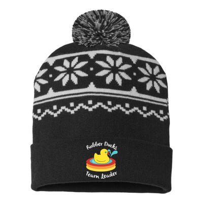 Rubber Ducks Team Leader Water Play Time USA-Made Snowflake Beanie