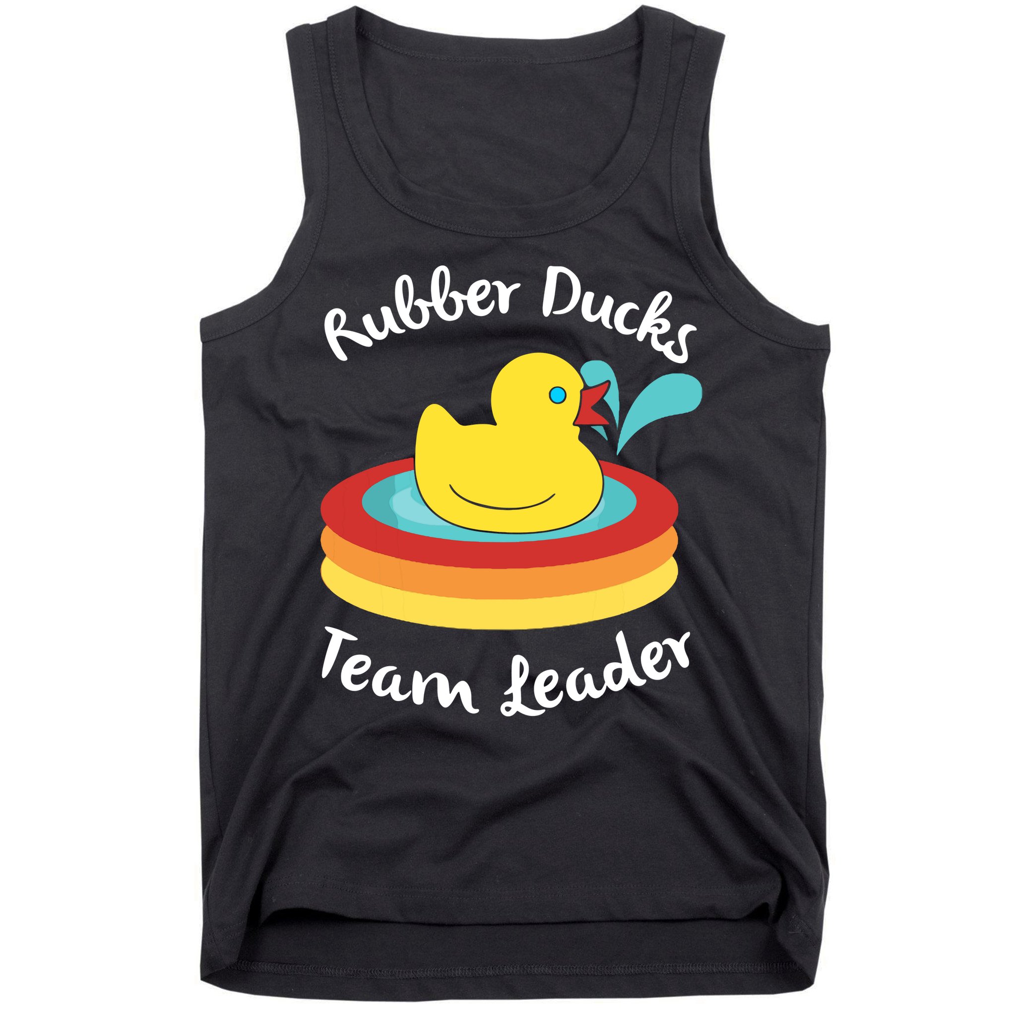 Rubber Ducks Team Leader Water Play Time Tank Top