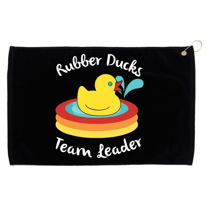 Rubber Ducks Team Leader Water Play Time Grommeted Golf Towel