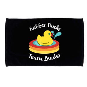 Rubber Ducks Team Leader Water Play Time Microfiber Hand Towel