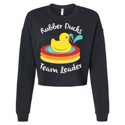 Rubber Ducks Team Leader Water Play Time Cropped Pullover Crew