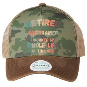 Retired Dog Trainer I Worked My Whole Life For This Legacy Tie Dye Trucker Hat