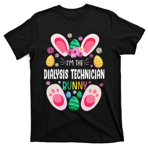 Rabbit Dialysis Technician Teacher Bunny Easter Day T-Shirt