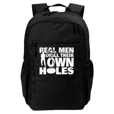 Real Drill Their Own Holes Ice Fishing Backpack