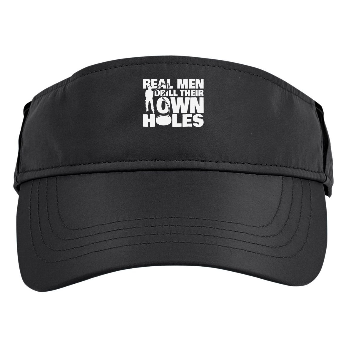 Real Drill Their Own Holes Ice Fishing Adult Drive Performance Visor