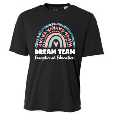 Rainbow Dream Team Exceptional Education Cooling Performance Crew T-Shirt