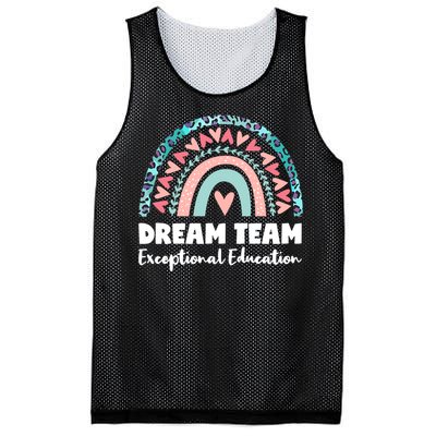 Rainbow Dream Team Exceptional Education Mesh Reversible Basketball Jersey Tank