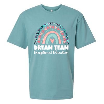 Rainbow Dream Team Exceptional Education Sueded Cloud Jersey T-Shirt