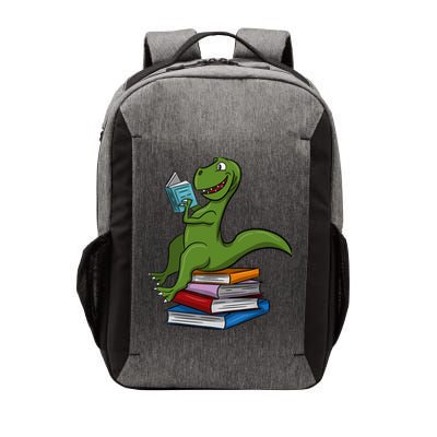 Reading Dinosaur T Rex Dinosaur Lover Dino Book Gift Idea Vector Backpack