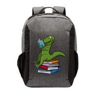 Reading Dinosaur T Rex Dinosaur Lover Dino Book Gift Idea Vector Backpack