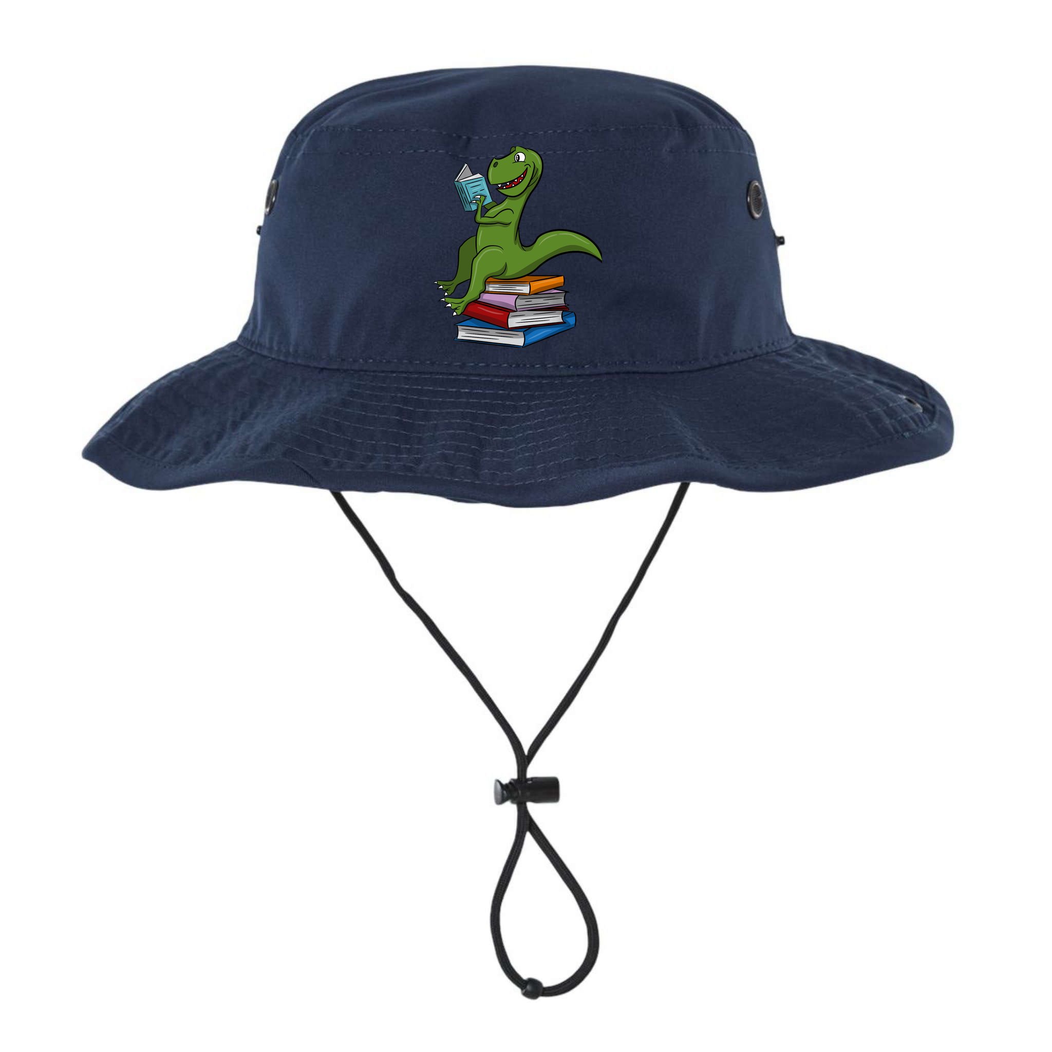 Reading Dinosaur T Rex Dinosaur Lover Dino Book Gift Idea Bucket Hat