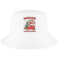 Retro Dashing Through The Snow Lightning Mcqueen Christmas Cool Comfort Performance Bucket Hat