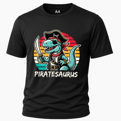 Retro Dinosaur T Rex Pirate Costume Piratesaurus Performance Shirt