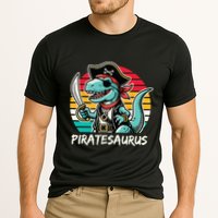 Retro Dinosaur T Rex Pirate Costume Piratesaurus Cooling Performance Crew T-Shirt