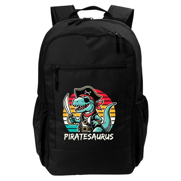 Retro Dinosaur T Rex Pirate Costume Piratesaurus Backpack