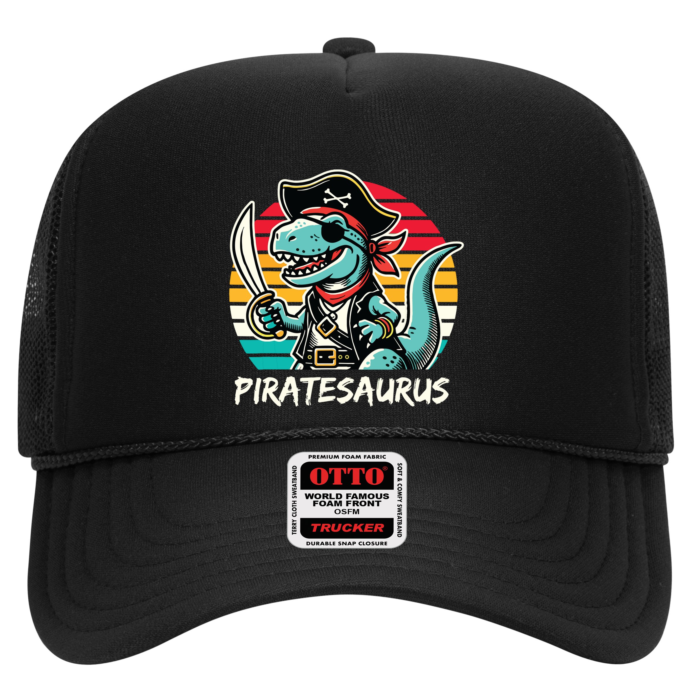 Retro Dinosaur T Rex Pirate Costume Piratesaurus Hat
