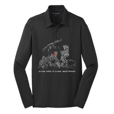 Red Dawn Trump Silk Touch Performance Long Sleeve Polo